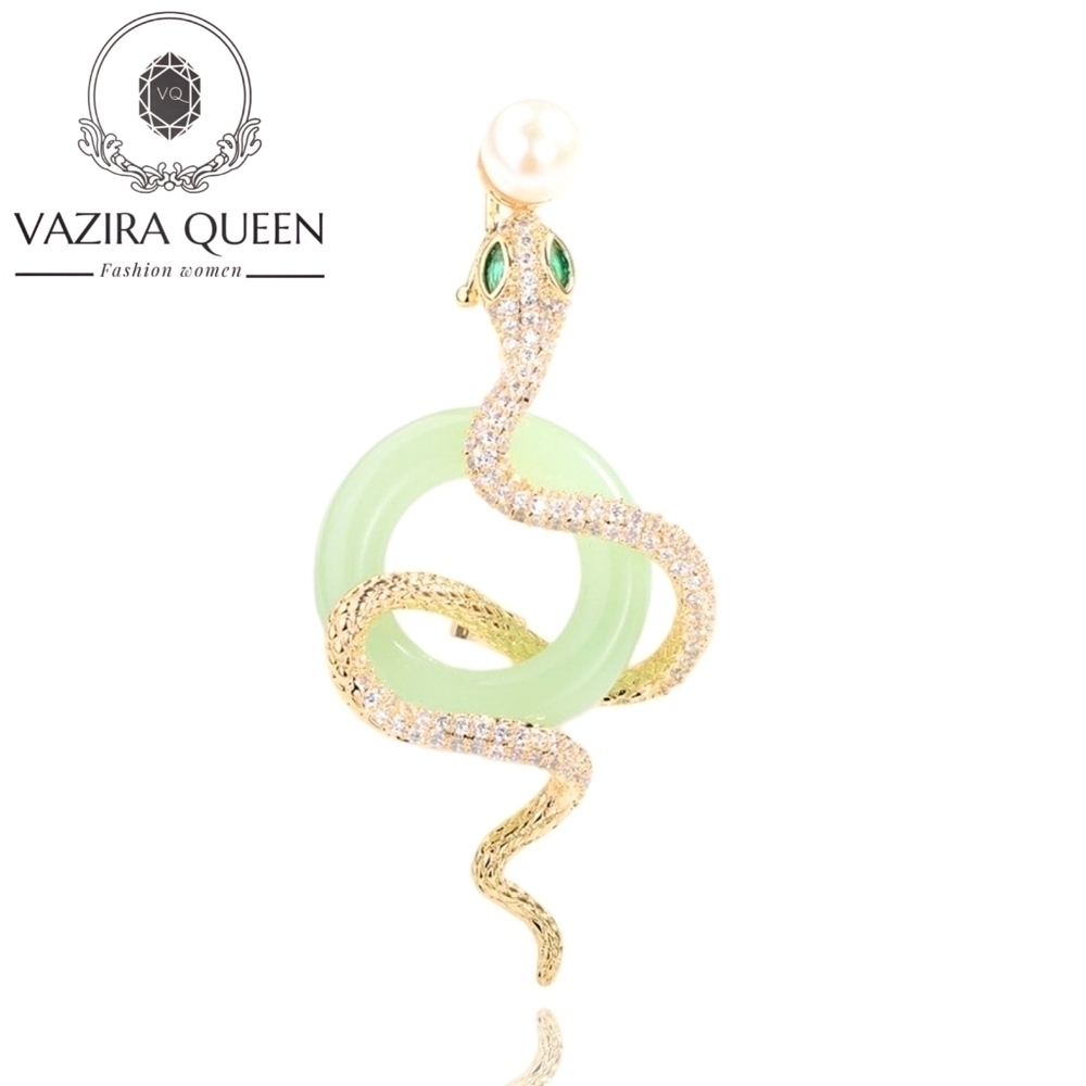 VQ Snake Brooch